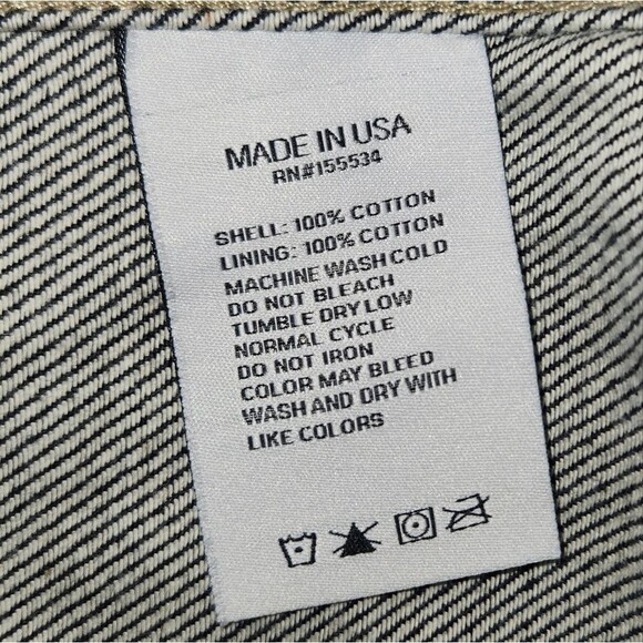 Kayne West Yeezy Indigo Blue Raw Denim Shirt Jacket LARGE **Unreleased - Picture 6 of 8